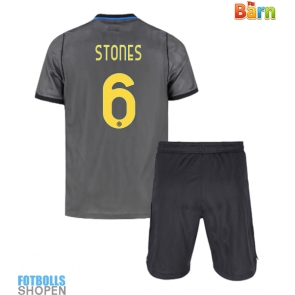 Billiga Inter Milan John Stones #6 Tredjeställ Barn 2026-27 Kortärmad (+ Korta byxor)